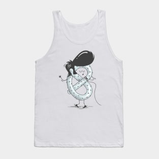 Elvis Pretzel Tank Top